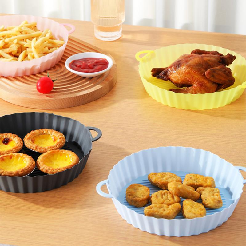 Kit 3 Peças AirClean Bandeja Silicone Airfryer